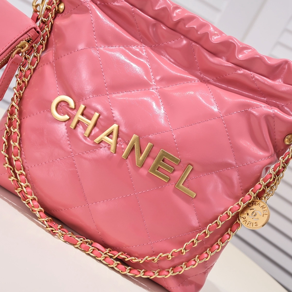 シャネルバッグ素材ディテール